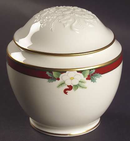 Yuletide (Bone) Candy Box & Lid