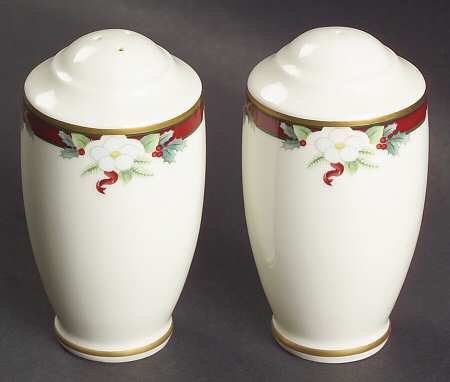 Yuletide (Bone) Salt & Pepper Set