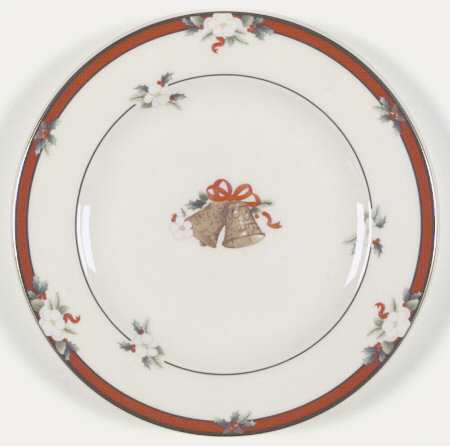 Yuletide (Bone) Accent Salad Plate