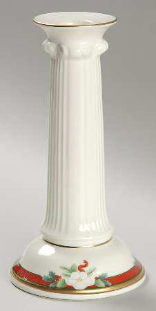 Yuletide (Bone) 7" Candlestick