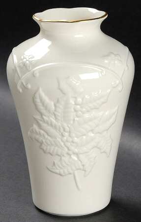 Yuletide (Bone) 6" Vase