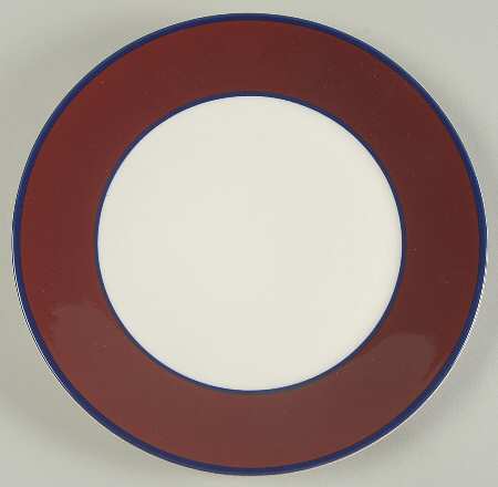 Spa Maroon (Coupe) Salad Plate
