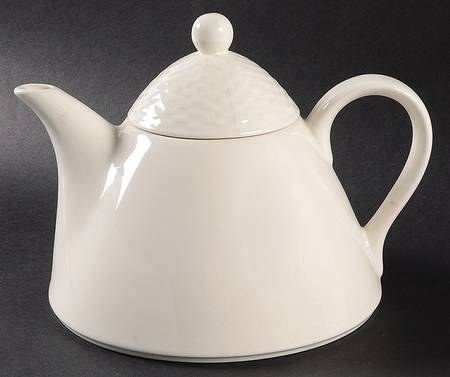 President White Teapot & Lid