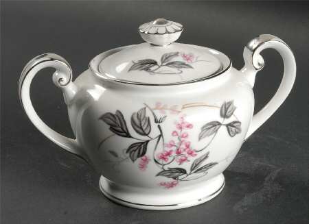 Pink Dawn Sugar Bowl & Lid