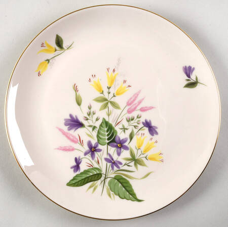 April Salad Plate