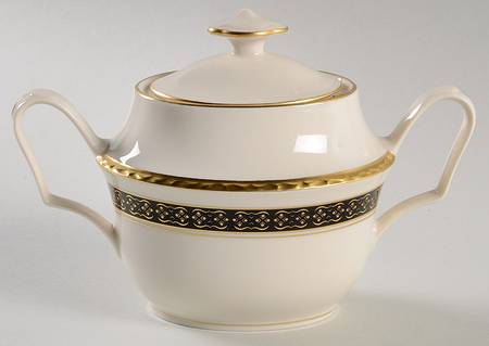 Black Sapphire Sugar Bowl & Lid