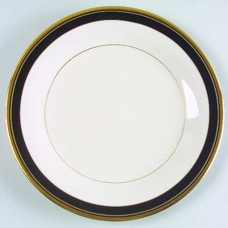 Black Satin Salad Plate