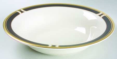 Black Satin Coupe Soup Bowl