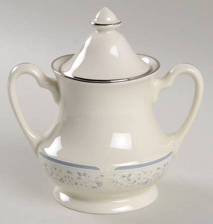 Bluefield Sugar Bowl & Lid