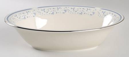 Bluefield 9" Oval Vegetable Bowl