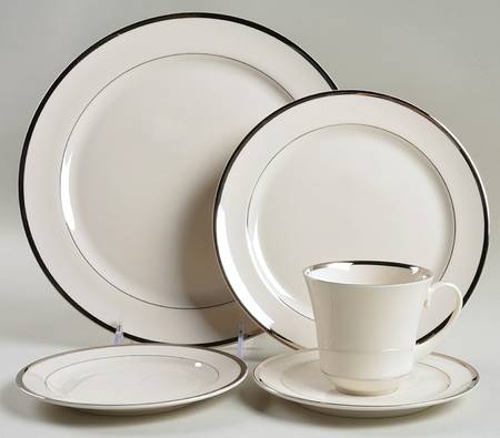 Bracelet Platinum 5 Piece Place Setting