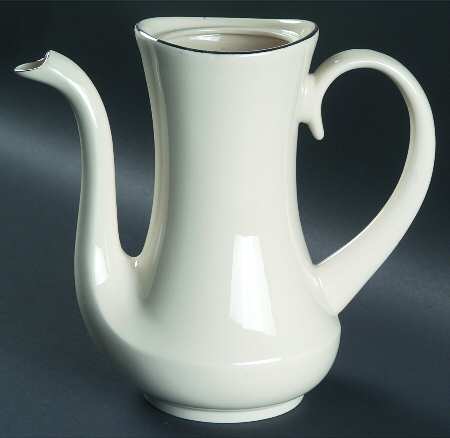 Bracelet Platinum Tea/Coffee Pot No Lid