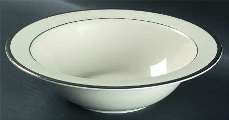 Bracelet Platinum 9" Round Vegetable Bowl