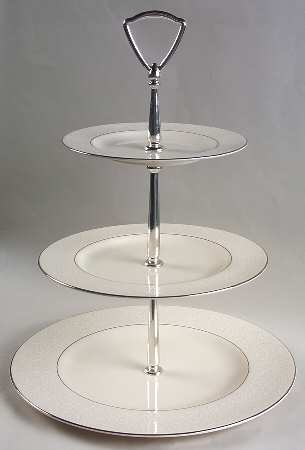 Brocade 13 7/8"-14 1/4" 3-Tiered Serving Tray(DP,SP,BB) HC