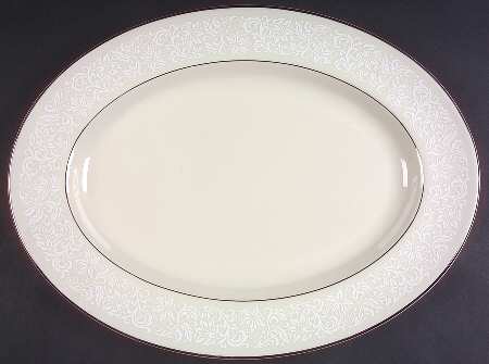 Brocade 15" Oval Serving Platter