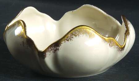 Brown Rose Open Candy Dish