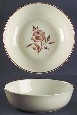 Brown Rose Fruit/Dessert (Sauce) Bowl