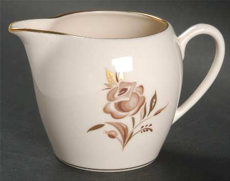 Brown Rose Creamer