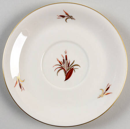 Cattails Saucer for Footed Cup