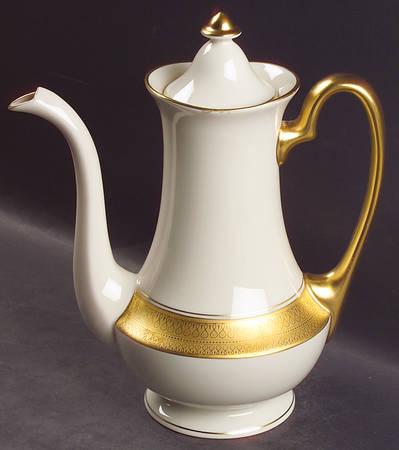 Centennial (Ivory Background) Tea/Coffee Pot & Lid