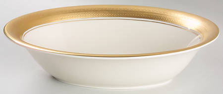 Centennial (Ivory Background) 9" Oval Vegetable Bowl