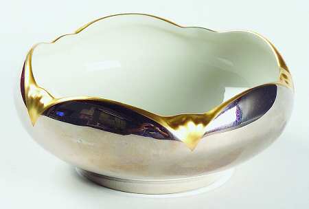 Champagne (Ivory Background) Tulip Bowl