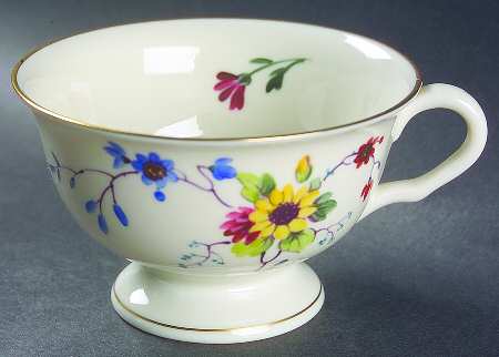 Chinese Seasons Footed Cup