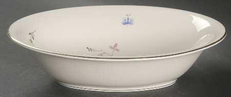 Chinese Seasons 9" Oval Vegetable Bowl