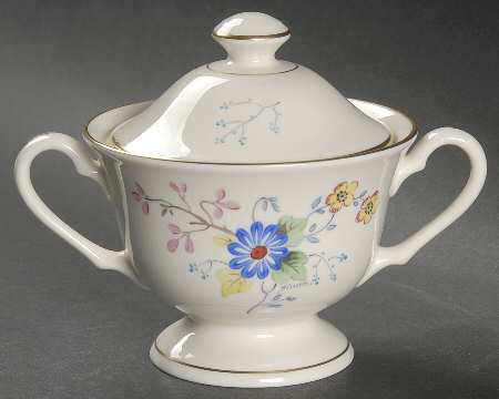 Chinese Seasons Sugar Bowl & Lid
