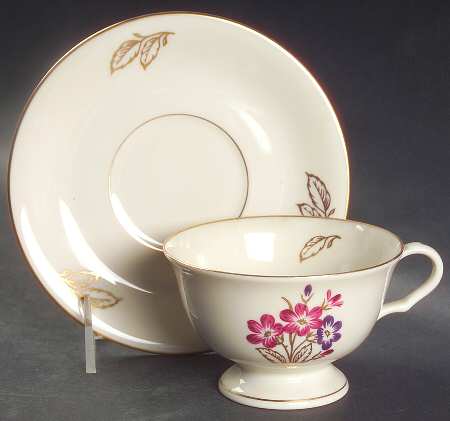 Cinderella Footed Cup & Saucer Set