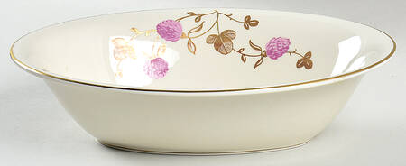 Clover 9" Oval Vegetable Bowl