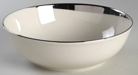 Crescent (Ivory Background) 8" Round Serving Bowl