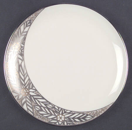 Crescent (Ivory Background) Accent Salad Plate