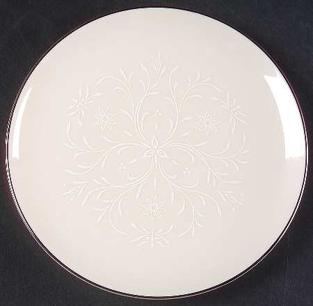 Damask Bread & Butter Plate