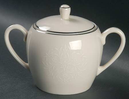 Damask Sugar Bowl & Lid