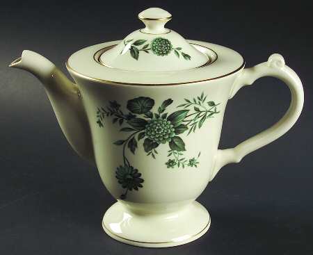 Diana Green Coffee Pot & Lid