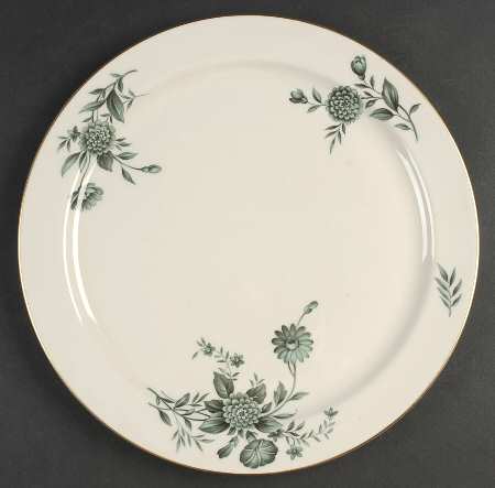 Diana Green Service Plate (Charger)
