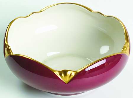 Ensemble Burgundy Tulip Bowl