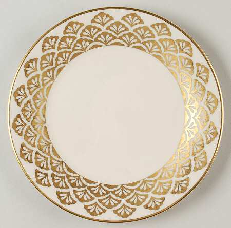 Ensemble Gold Salad Plate