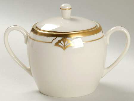 Ensemble Gold Sugar Bowl & Lid