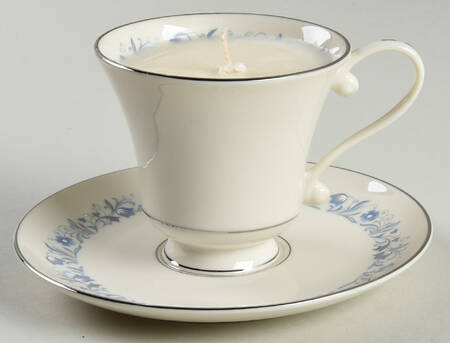 Festival Scented Cup & Saucer Candle-Vanilla  HC
