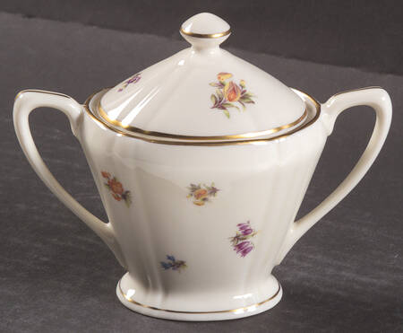 Floral Chintz Sugar Bowl & Lid