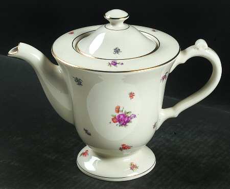 Floral Chintz Coffee Pot & Lid