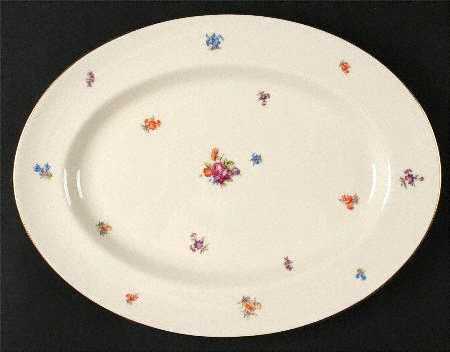 Floral Chintz 12" Oval Serving Platter