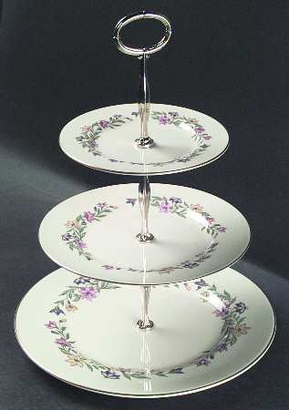 Garland 13 7/8"-14 1/4" 3-Tiered Serving Tray(DP,SP,BB) HC