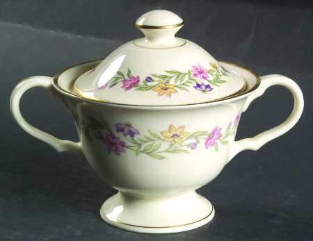 Garland Sugar Bowl & Lid