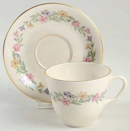 Garland Flat Cup & Saucer Set