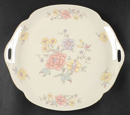 Georgian Manor Handled Cake Plate