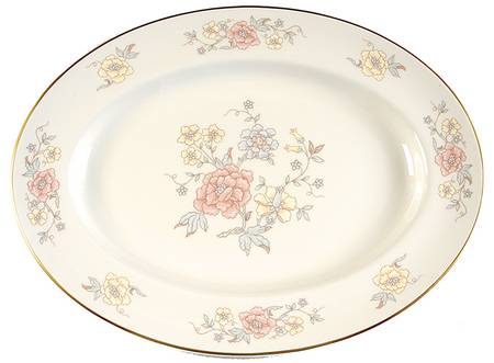 Georgian Manor 15" Oval Serving Platter