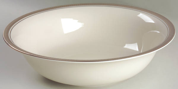 Geneva (Ivory Background) 9" Round Vegetable Bowl